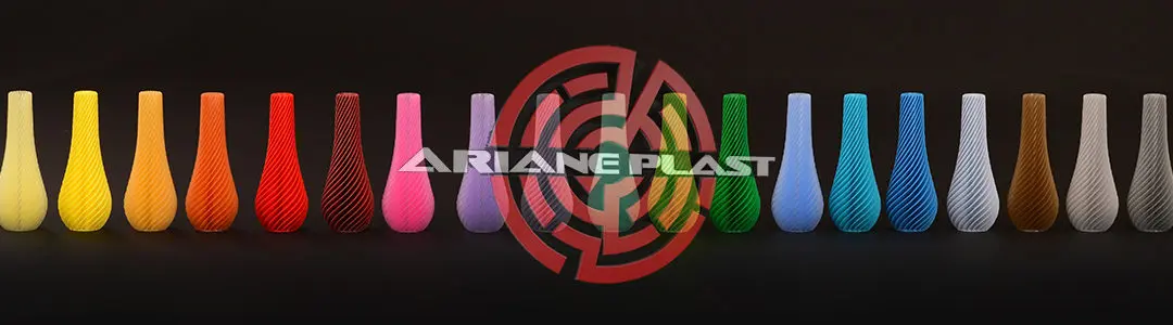 Filament PLA 1.75 mm 1kg vert bouteille translucide - Arianeplast