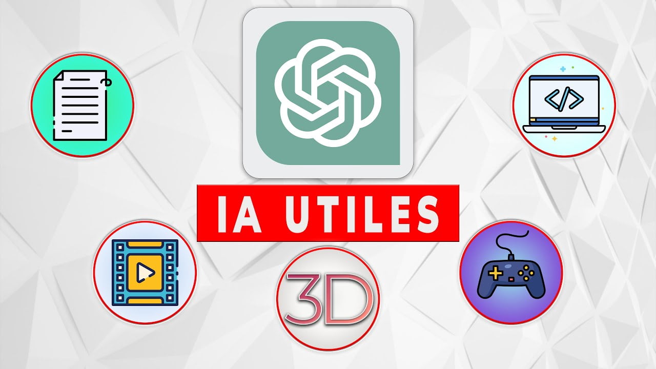 5 manières UTILES d'utiliser les IA (ChatGPT, vidéo, 3D...)